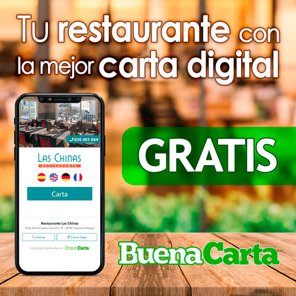 Carta digital QR gratis para restaurantes