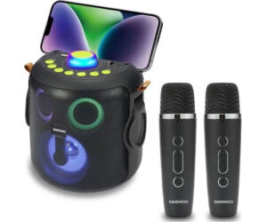 Altavoz con Bluetooth Daewoo Karaoke DW3008/ 15W/ 1.0
