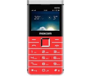 Telefono movil maxcom mm760 red 2.36pulgadas -  2mpx