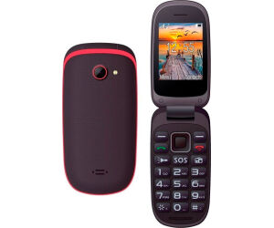 Telefono movil maxcom mm818 black red -  2.4pulgadas -  1gb ram -  0.3pulgadas -  2g
