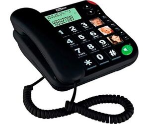 Telefono fijo maxcom kxt480 black