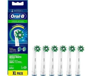 Recambio cepillo dental oral - b eb50 - 6 cross action 6 unidades