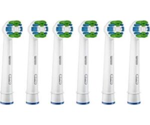 Recambio cepillo dental oral - b eb 20 - 6ffs precision 6 unidades - precision clean - elimina placa - blanco