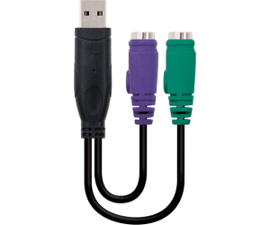 Adaptador USB - 2xPS/2 H 15cm