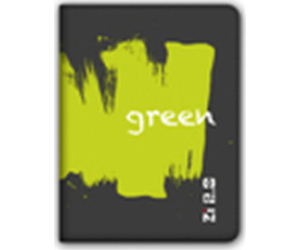 Ziron ZX011 funda para tablet 20,3 cm (8") Folio Negro, Verde