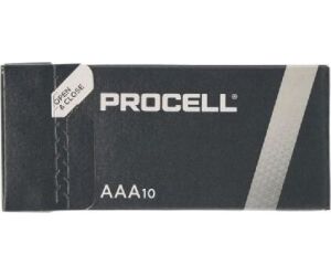 Pack de 10 Pilas AAA L03 Duracell PROCELL ID2400IPX10/ 1.5V/ Alcalinas