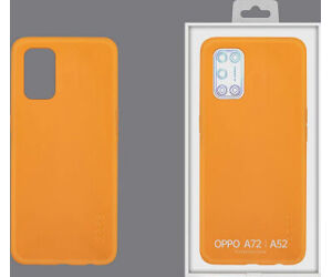 Oppo Liquid Silicon Case A52/a72 Naranja