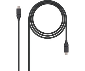 Cable USB 3.1 Tipo C-Tipo C M/M 1m. Negro