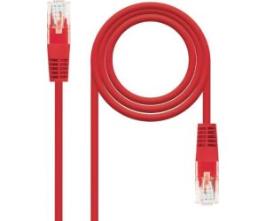 Cable De Red Latiguillo Rj45 Utp Cat6 Awg24 0.30 M Rojo Nanocable