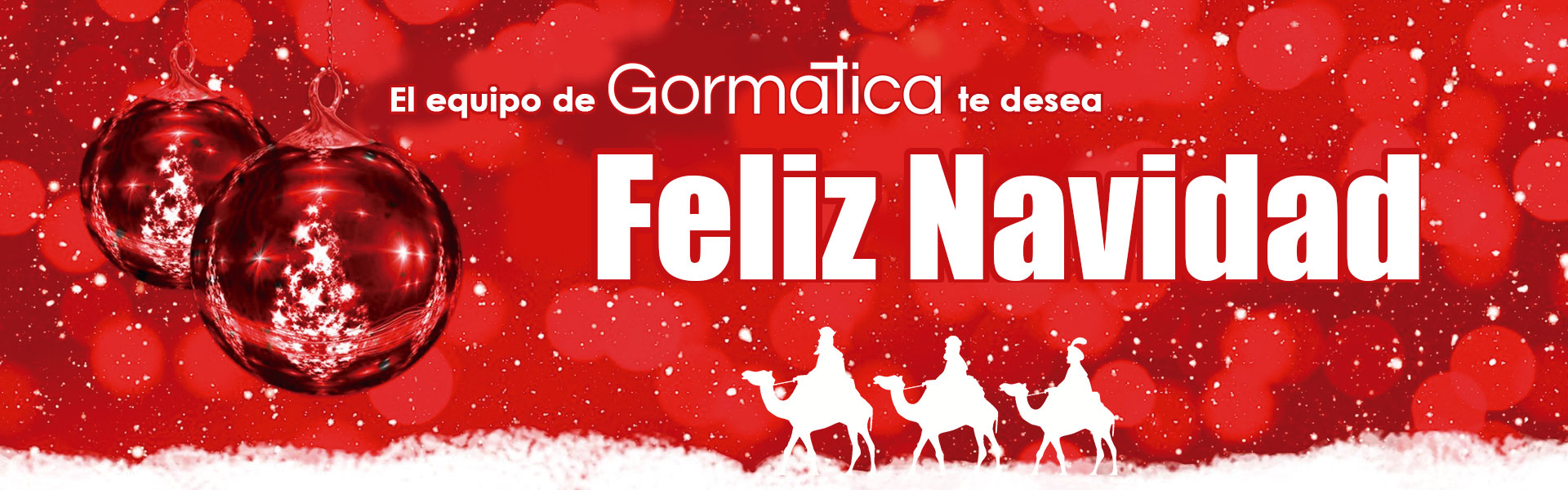 El equipo de Gormtica te desea FELIZ NAVIDAD