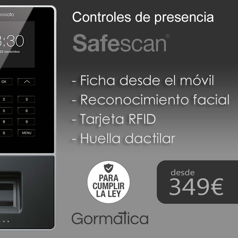 Fichador y control de presencia barato en Soria