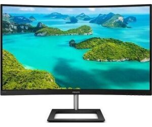 Monitor Profesional Curvo Philips E-Line 325E1C 31.5"/ QHD/ Negro