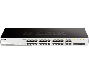 D-LINK SWITCH 24 PUERTOS 10/100/1Gbit w/4 Combo 1000BaseT/SFP