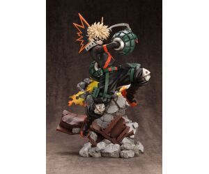 Figura kotobukiya my hero academia artfxj katsuki bakugo ver 2 bonus edition pvc escala 1 - 8 26 cm