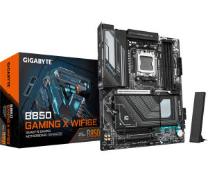 GIGABYTE B850 GAMING X WIFI6E Placa Base - Procesadores AMD Ryzen Serie 9000, VRM digital de 12+2+2 fases, hasta 8200MHz DDR5 (OC), 1xPCIe 5.0 + 2xPCIe 4.0 M.2, LAN 2.5G, WIFI 6E, USB 3.2 Gen 2x2