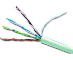 Cable Red Gembird Utp Cat6 Solido Awg24 Bobina 305m Gris