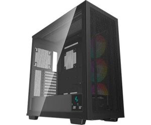 Caja ordenador gaming deepcool e - atx morpheus argb cristal templado negro