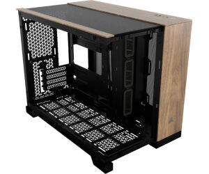 Caja Microatx 2500x Tg Black/walnut Wood Corsair