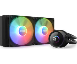 NZXT Kraken 240 RGB Procesador Sistema de refrigeración líquida todo en uno 12 cm Negro 1 pieza(s)