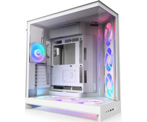 Caja Nzxt H9 Flow (2025) Dual-chamber Mid-tower Case - All White