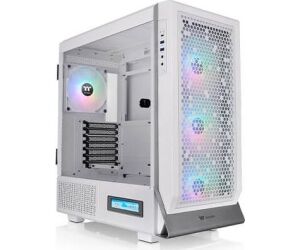 Caja Thermaltake Ceres 500 Tg Argb Snow Atx 2xusb 3.0 Sin Fuente Blanco