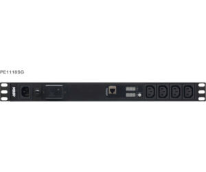 Aten 18-outlet 1u Pdu With Current & Voltage Lcd Display, Overcurrent And Surge Protection (10a) (16x C13) (pe1118sg-at-g)