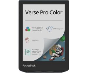 Libro electronico ebook pocketbook verse pro color ereader 6 pulgadas 16 gb stormy sea