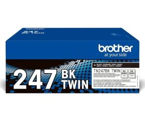 Tóner Original Brother TN247BKTWIN Multipack/ 2x Negro