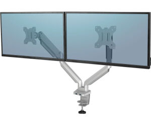 Soporte de Mesa para 2 Monitores Fellowes 8056501/ Giratorio/ Inclinable/ hasta 8kg