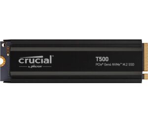 Crucial T500 SSD 2TB PCIe NVMe 4.0 x4 con HS