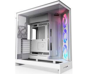 Caja Nzxt H9 Flow Rgb (2025) Dual-chamber Mid-tower Case W/ Rgb Fans - All White