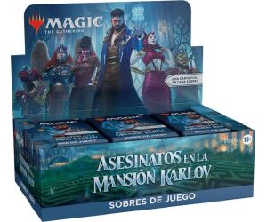 Caja de sobres magic the gathering sobres de juego asesinatos en la mansión karlov español