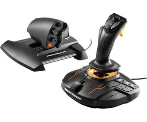 Thrustmaster T-16000M FCS Hotas Negro, Naranja USB Palanca de mando Analógico/Digital MAC, PC