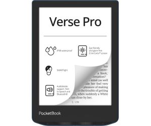 Libro electronico ebook pocketbook verse pro ereader 6 pulgadas 16 gb azul - azure