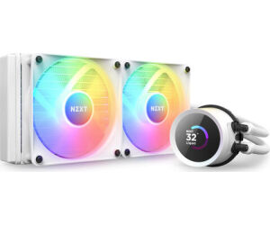 NZXT Kraken 240 RGB Procesador Sistema de refrigeraciÃ³n lÃ­quida todo en uno 12 cm Blanco 1 pieza(s)