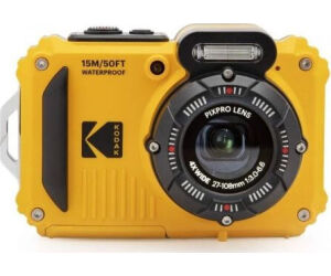 Cámara Digital Deportiva Kodak Pixpro WPZ2/ 16MP/ Zoom Óptico 4x/ Amarilla