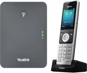 Yealink W76P Telefono IP DECT W56H+PSU y W70B