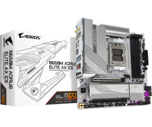 Placa Base Gigabyte B650m A Elite Ax Ice Am5 Atx 4xddr5