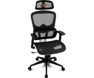 Silla Gaming Drift Drair 200  Tejido Negro / Blanco Malla