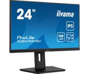MONITOR IIYAMA 24" PROLITE SLIM, IPS, 100HZ, 0,4 MS, USB, HDMI, DISPLAYPORT, ALT 2x2W, INCLI NEGRO