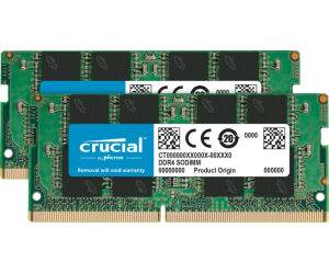 Ddr4 Sodimm Crucial 2 X 16gb 3200