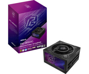 Asrock Phantom Gaming PG-850G unidad de fuente de alimentaciÃ³n 850 W 20+4 pin ATX ATX Negro