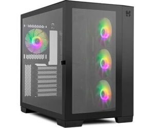 Caja Nox Miditorre Deluxe Hummer Astra Negra