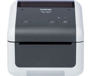 Impresora de Etiquetas y Tickets Brother TD-4210D/ Térmica Directa/ Ancho etiqueta 118mm/ USB-RS-232C/ Blanca y Negra