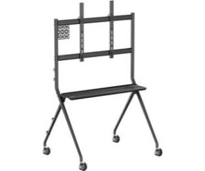 VOGELS 7410110 ESSENTIAL MEETING ROOM TROLLEY 50-86" 80 KG WITH SHELVE AND MINI PC ADAPTER VESA UP TO 900x600