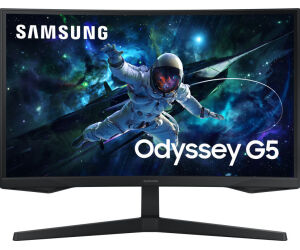 Monitor Gaming Curvo Samsung Odyssey G5 S27CG552EU 27"/ QHD/ 1ms/ 165Hz/ VA/ Negro