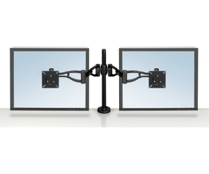 Soporte mesa fellowes 2 brazos hasta 26 pulgadas 100x100 max 20kg