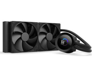 Nzxt Kraken 240 V2 - 240mm Aio Liquid Cooler W/ 1.54in. Display And Radiator Fans (black)