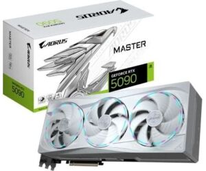 Tarjeta Gráfica Gigabyte AORUS GeForce RTX 5090 MASTER ICE/ 32GB GDDR7