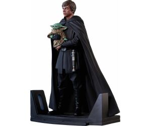 Figura diamond select toys star wars the mandalorian premier collection luke skywalker & grogu 1 - 7